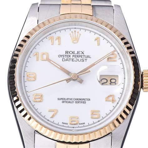 rolex stainless steel and 18k yellow gold datejust|rolex datejust 31 white gold.